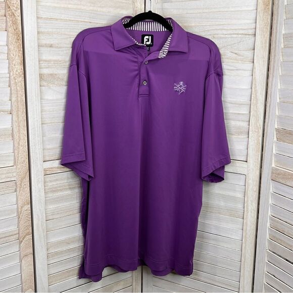 3/$25 FootJoy Purple Performance Golf Polo Large - Picture 1 of 10